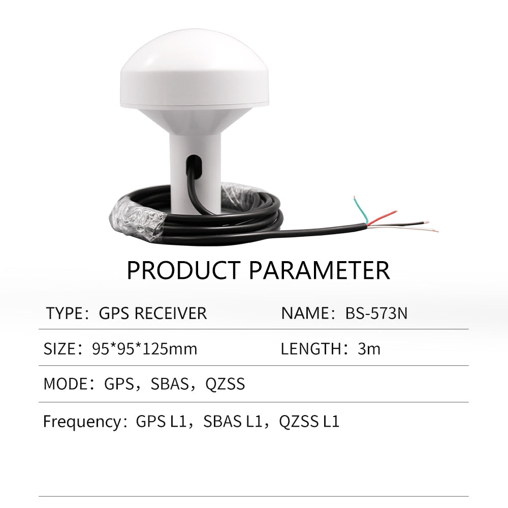 Beitian GNSS mushroom head receiver high gain 35 ceramic chip AIS navigation GPS marine ship BP-573DU Beitian GNSS mushroom head receiver high gain 35 ceramic chip AIS navigation GPS marine ship BP-573DU